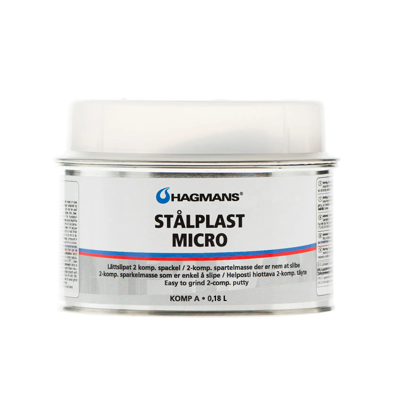 Spackel Hagmans Stålplast Micro