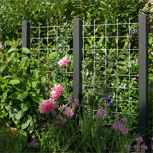 Spaljé PLUS Stål Varmgalvaniserad Stål, Anpassningsbar, 90x180 cm