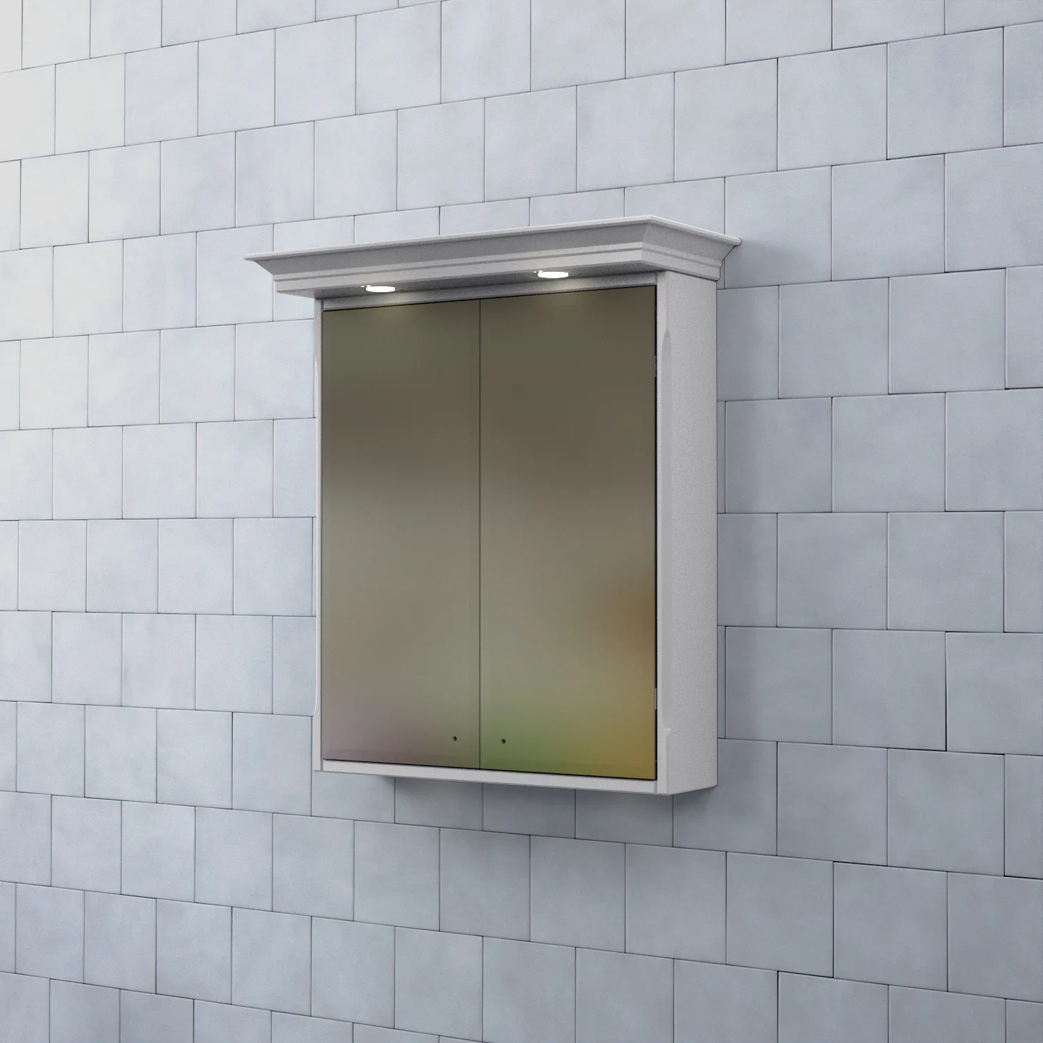 Spegelskåp Björbo Badrum Saga med Belysning