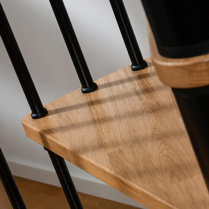 Spiraltrappa Byggera Euro Design Svart