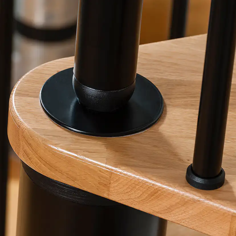 Spiraltrappa Byggera Euro Design Svart