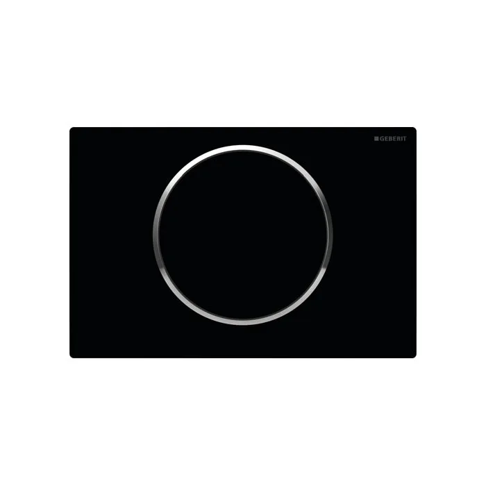 Svart/Blankförkromad/Svart