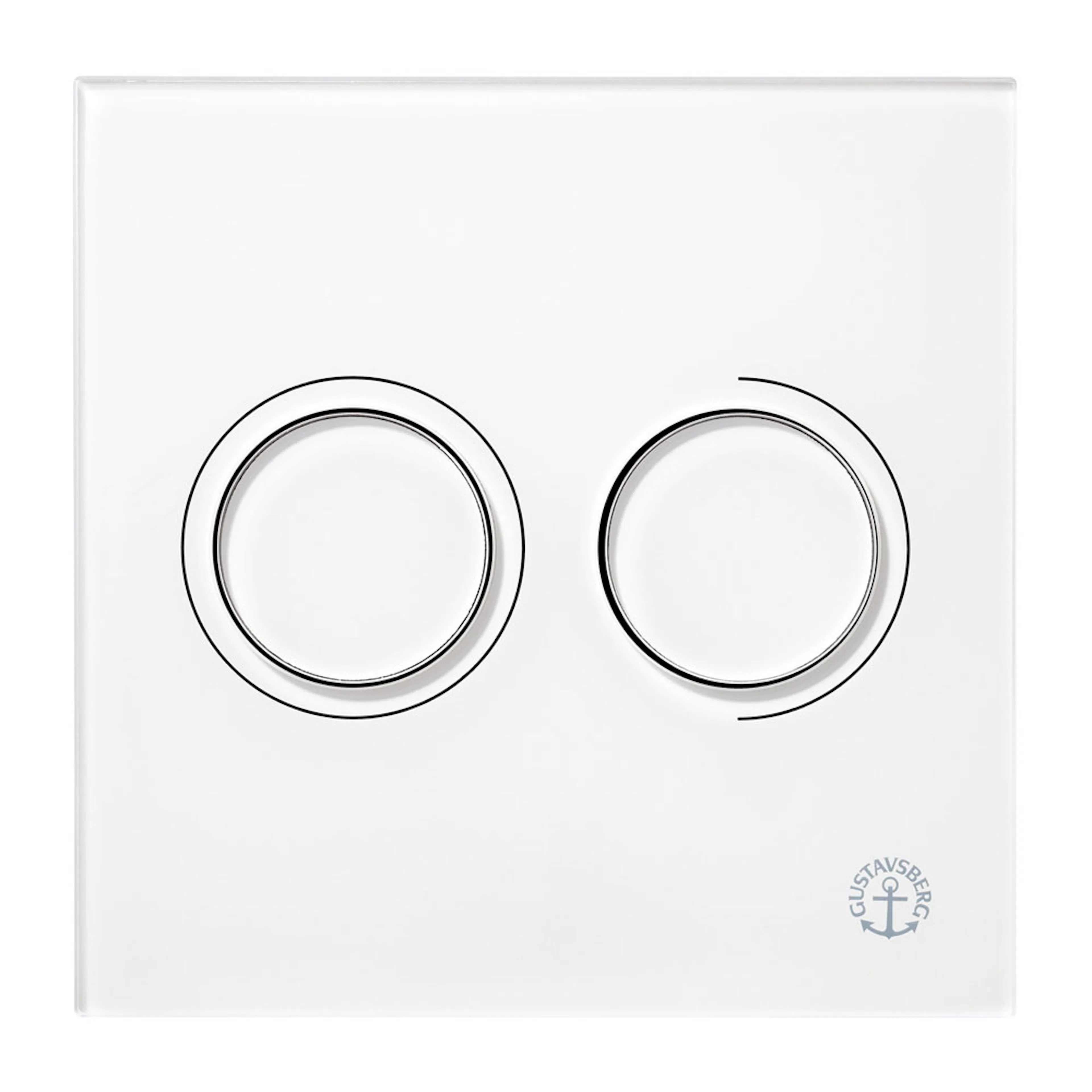 Spolknapp Gustavsberg till Triomont XS Duo Glas Pneumatisk