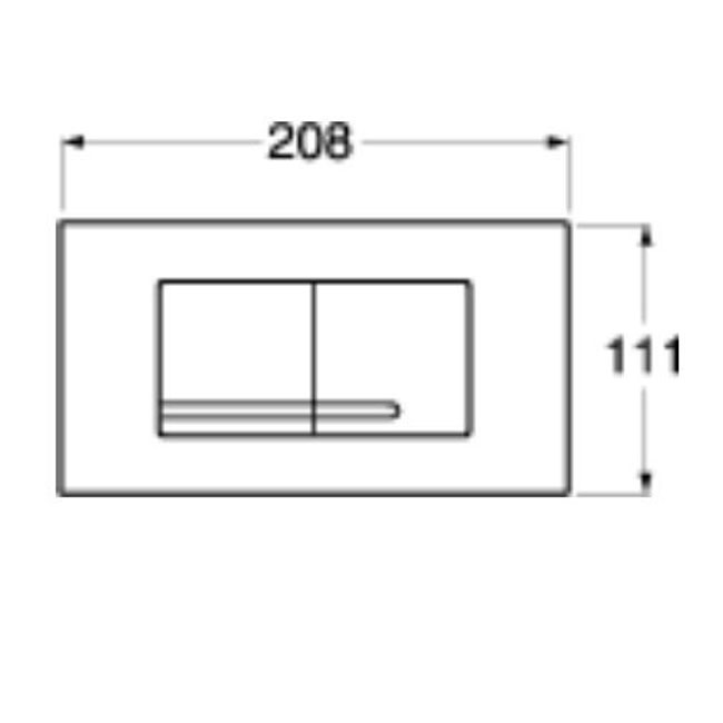 Spolknapp Gustavsberg till Triomont XT Duo Mekanisk
