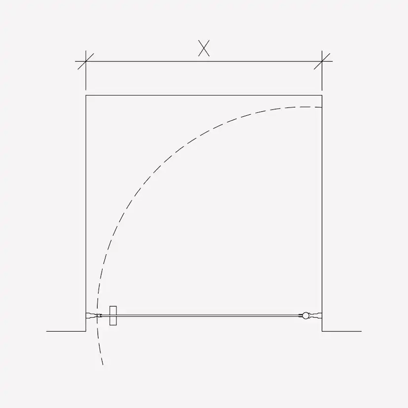 Duschdörr Invitrea Prime PN2 med Glasrengöring