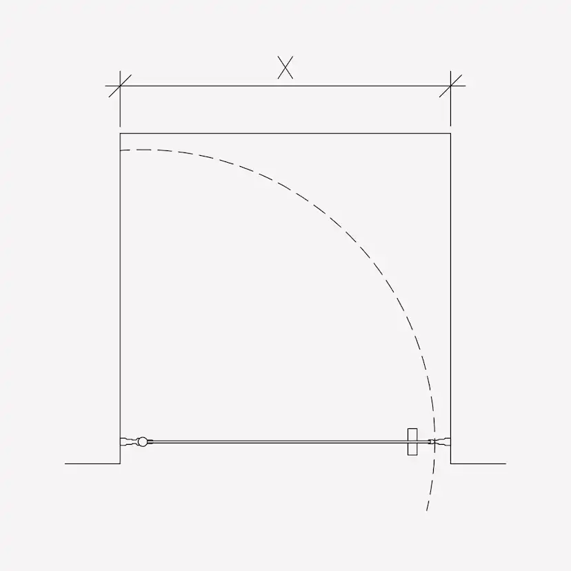 Duschdörr Invitrea Prime PN2 med Glasrengöring