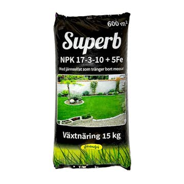 Gräsgödsel Skånefrö Suberb mot mossa 15 kg