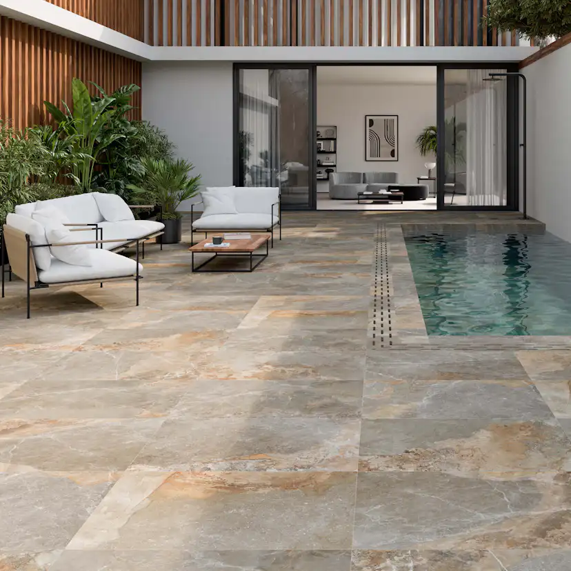 Klinker Tenfors Strato Light Matt 60x120 cm