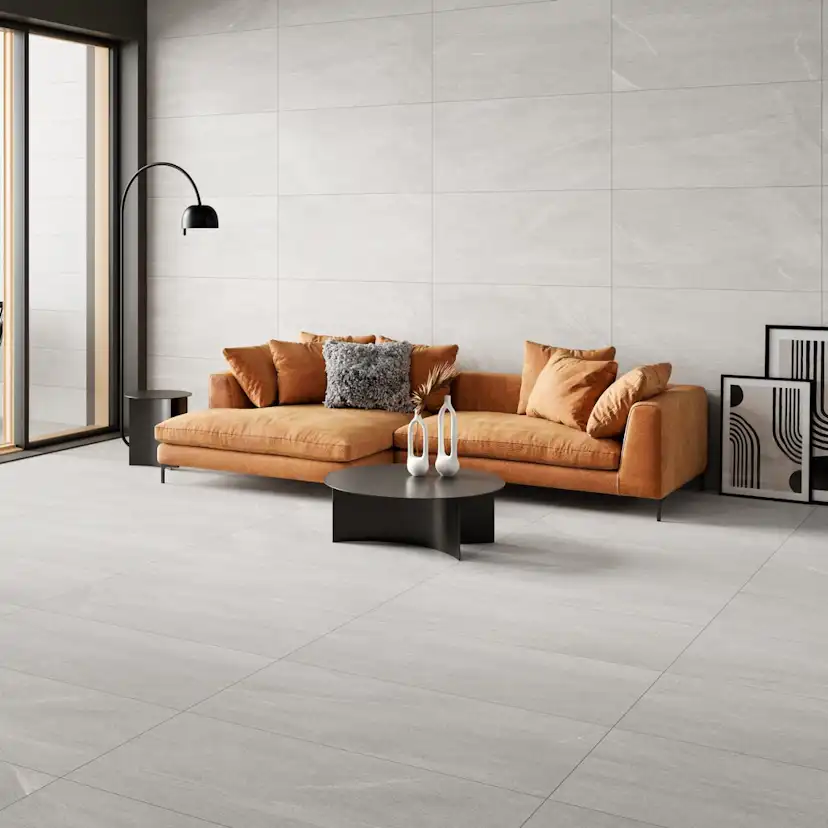 Klinker Bellevue White Marmor Matt 120x120 cm