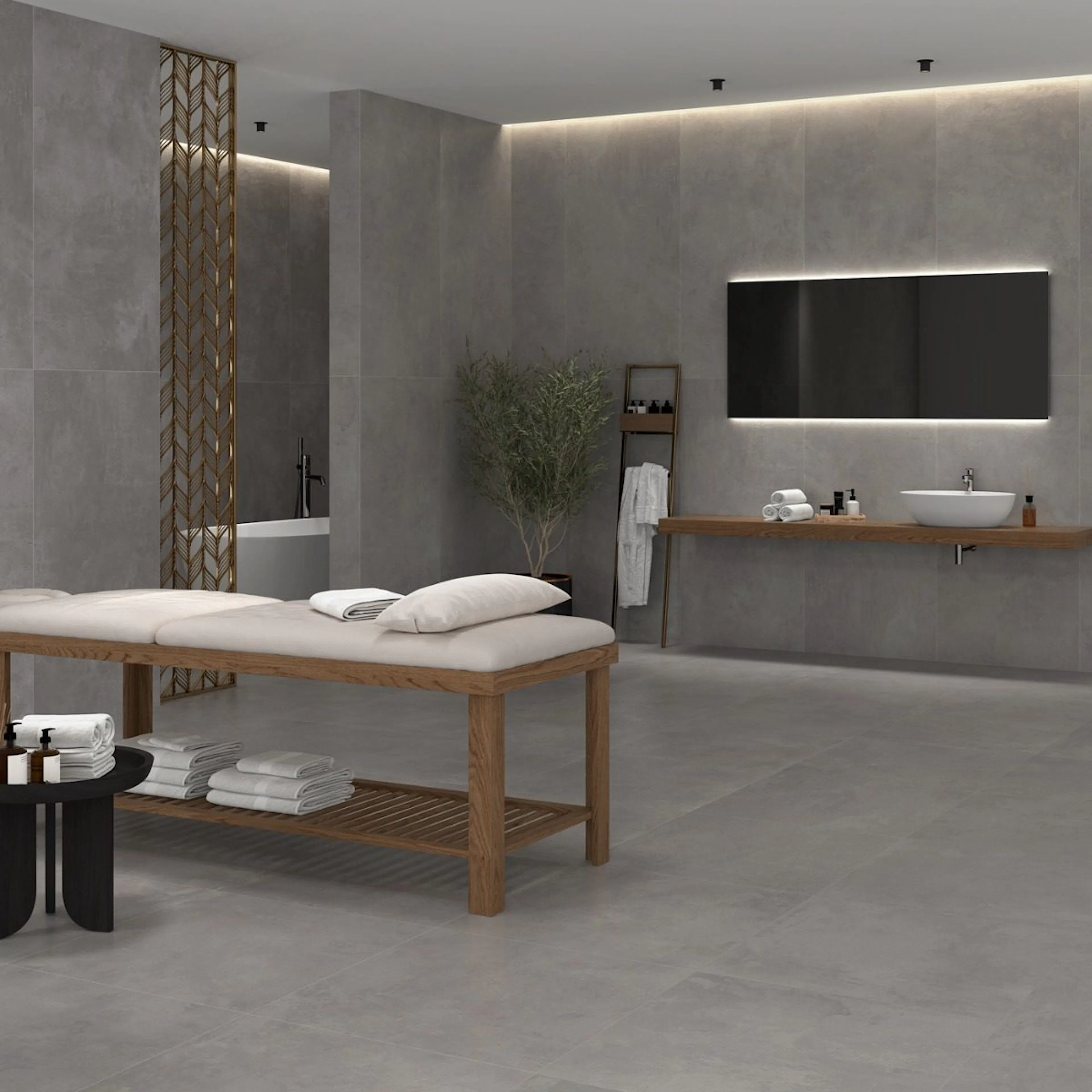 Klinker Elementi Grey Matt 60x120 cm