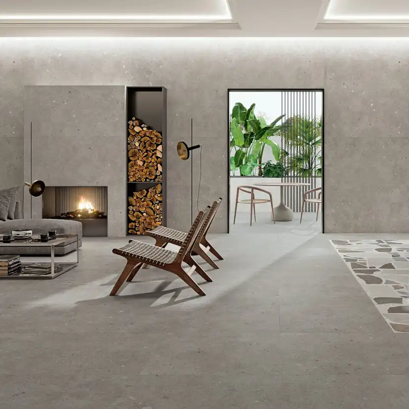 Klinker Glamstone Grey Matt 120x120 cm