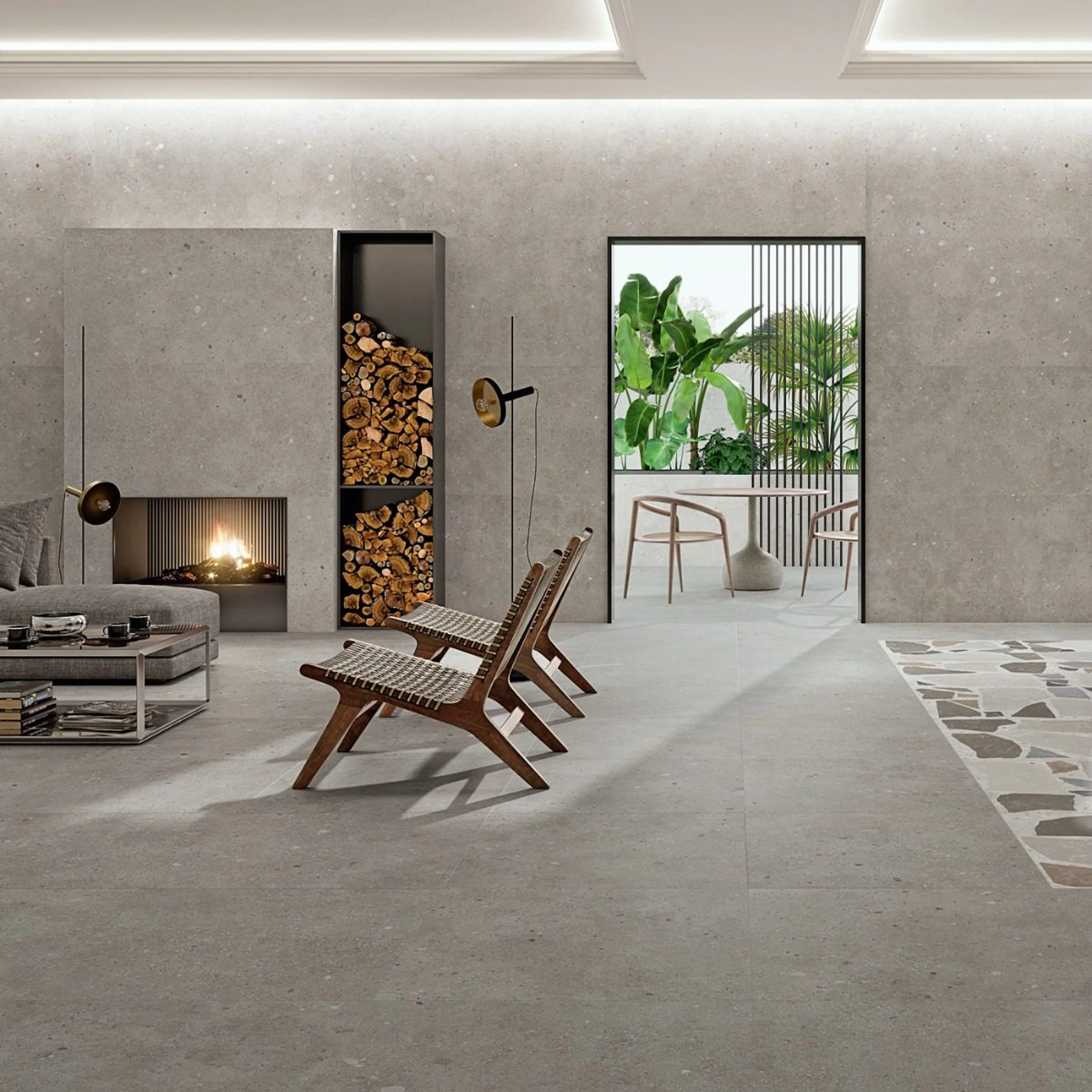 Klinker Glamstone Grey Matt 60x120 cm