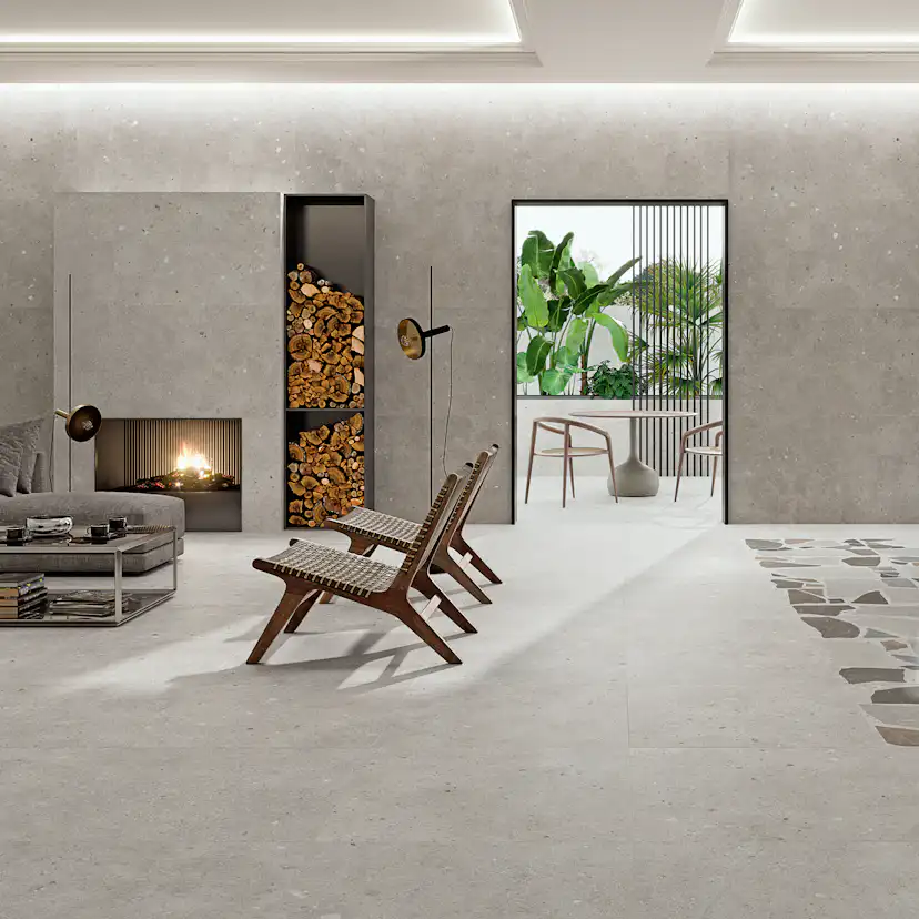 Klinker Tenfors Glamstone Grey Matt 75x75 cm