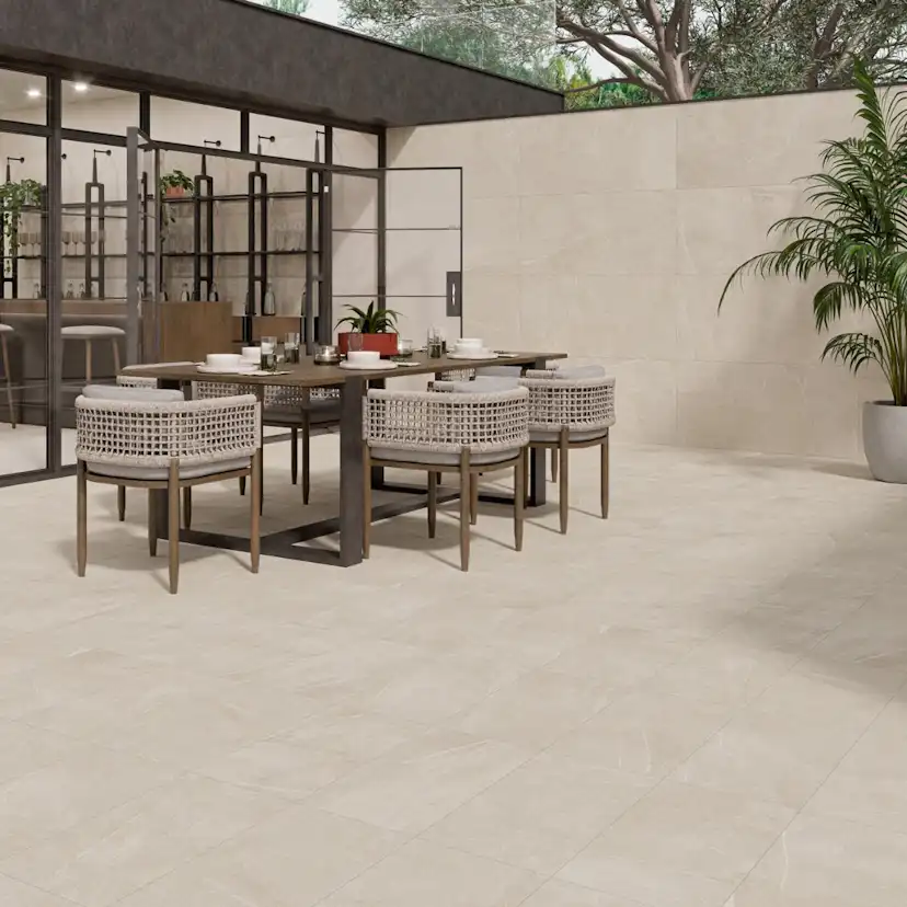 Klinker Bellevue Ivory Marmor Matt 60x120 cm