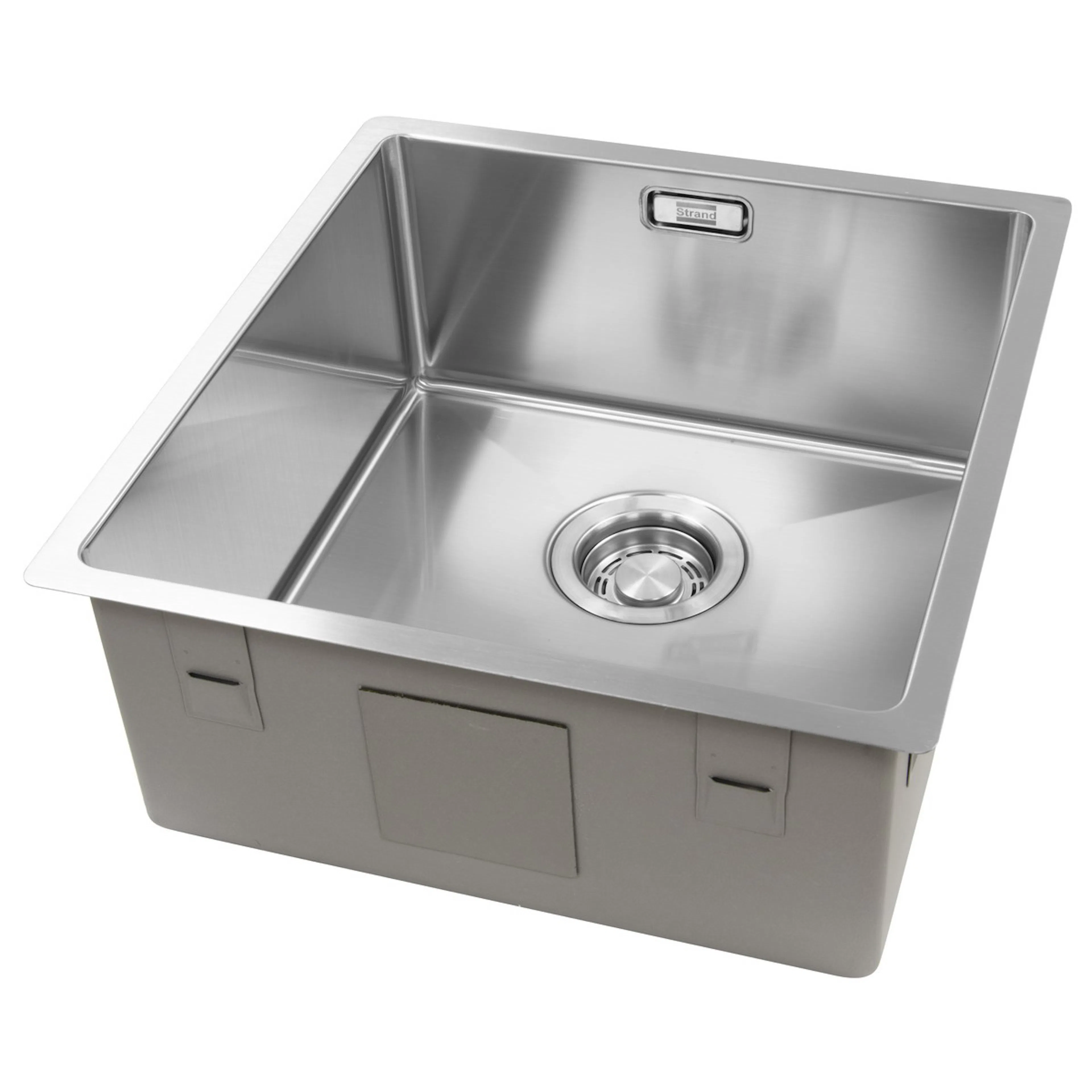 Diskho Strand Stainless STRAND ST38-ECS Rostfri Enkel med Vattenlås