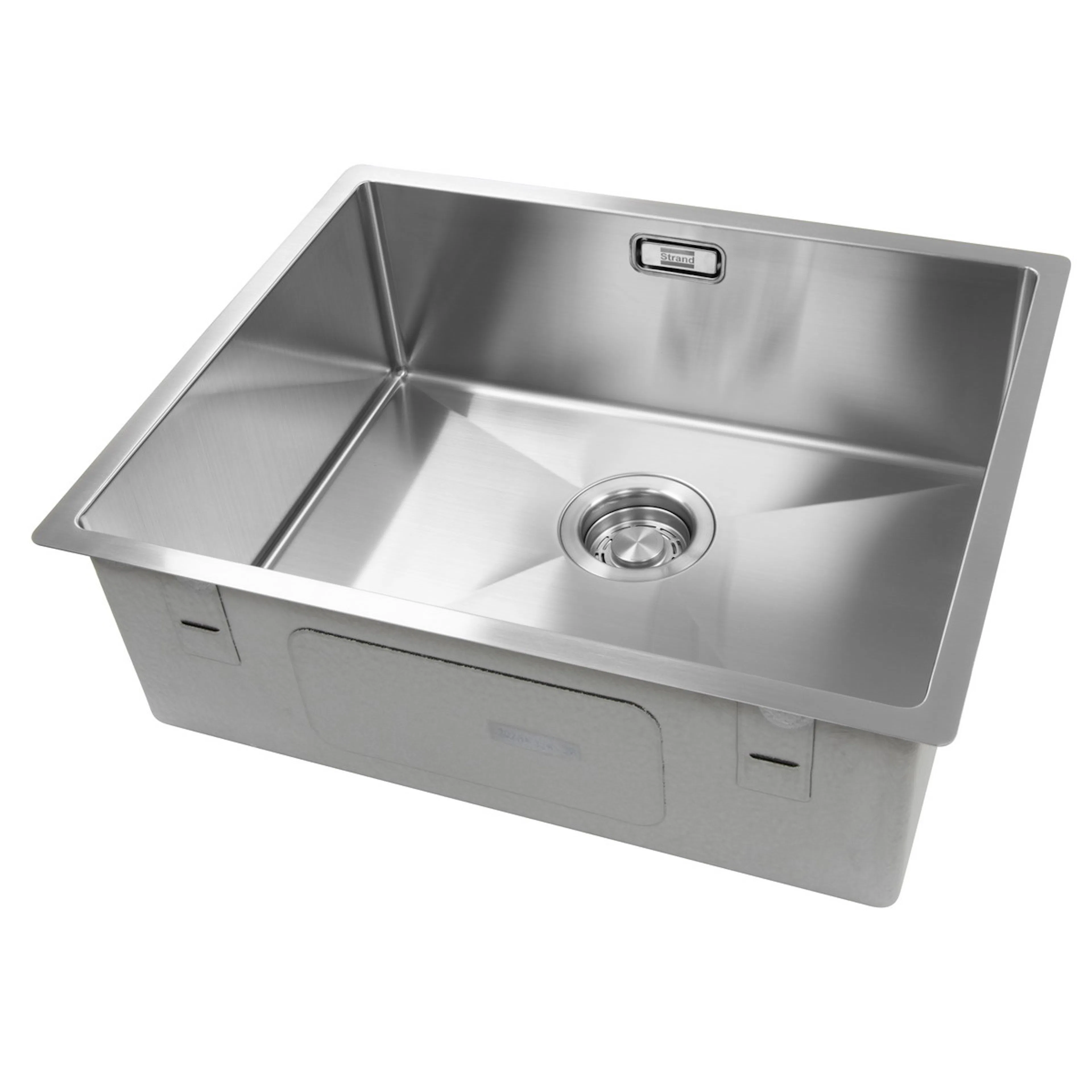 Diskho Strand Stainless STRAND ST50-ECS Rostfri Enkel med Vattenlås