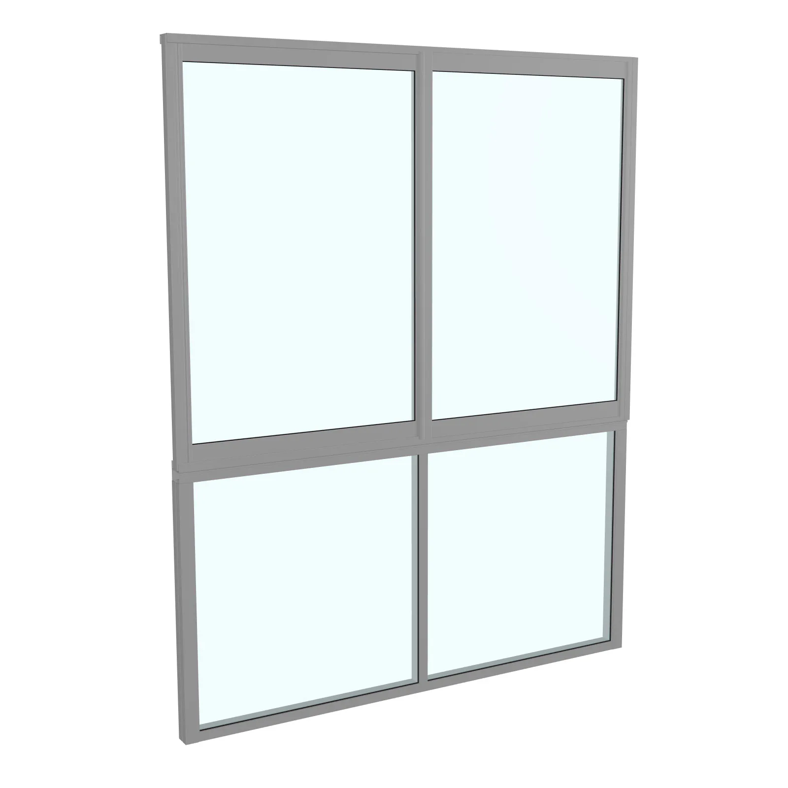 Skjutfönster med fast underdel Landskap Stadig Sommar 2-del