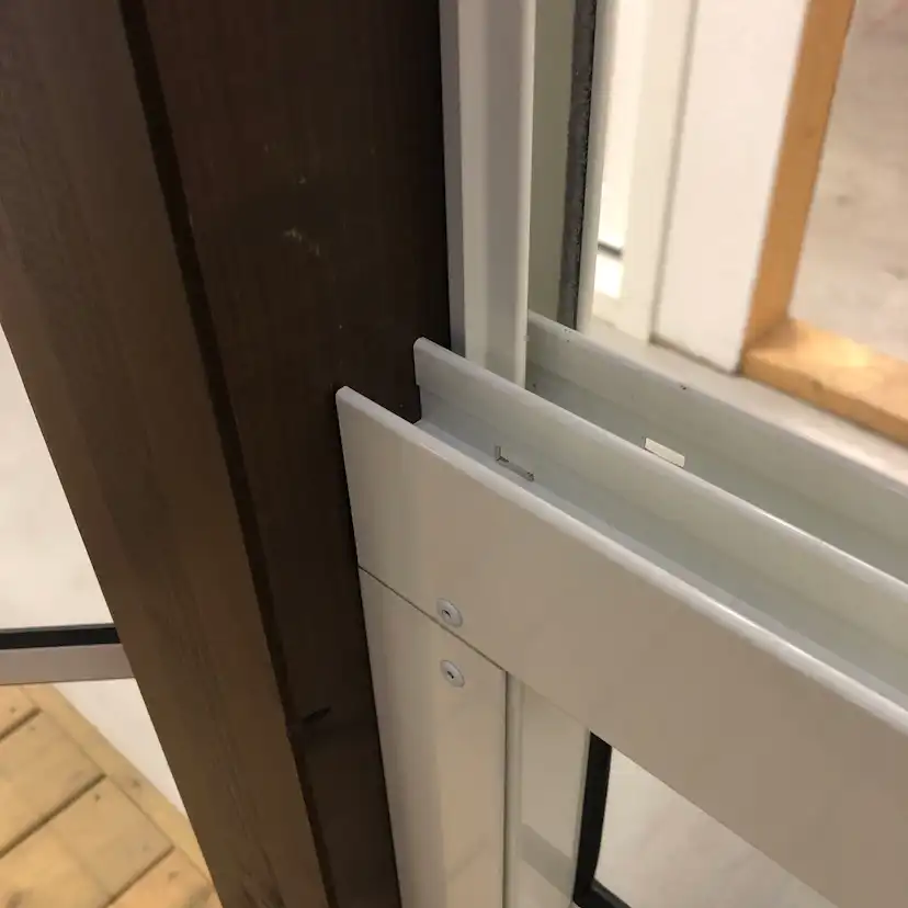 Skjutfönster med fast underdel Landskap Stadig Förlängd sommar 4-del