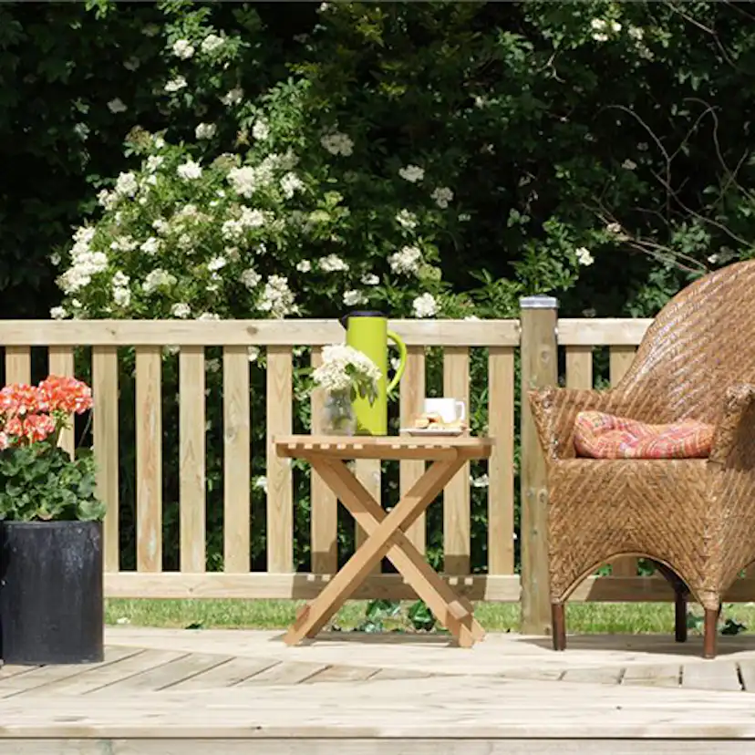 Staket PLUS Ligno 150x73 cm Natur