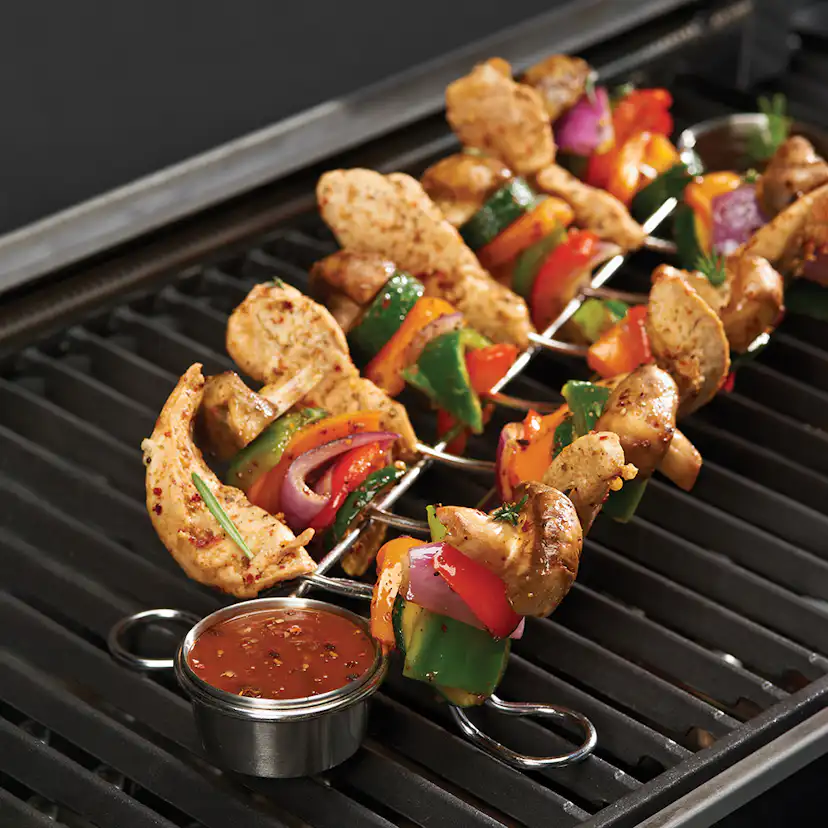 Ställning Broil King med Minigrillspett