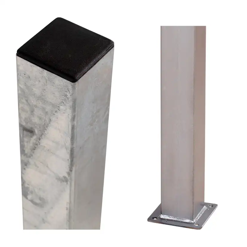 Stålstolpe PLUS 80x80 Varmgalvaniserad