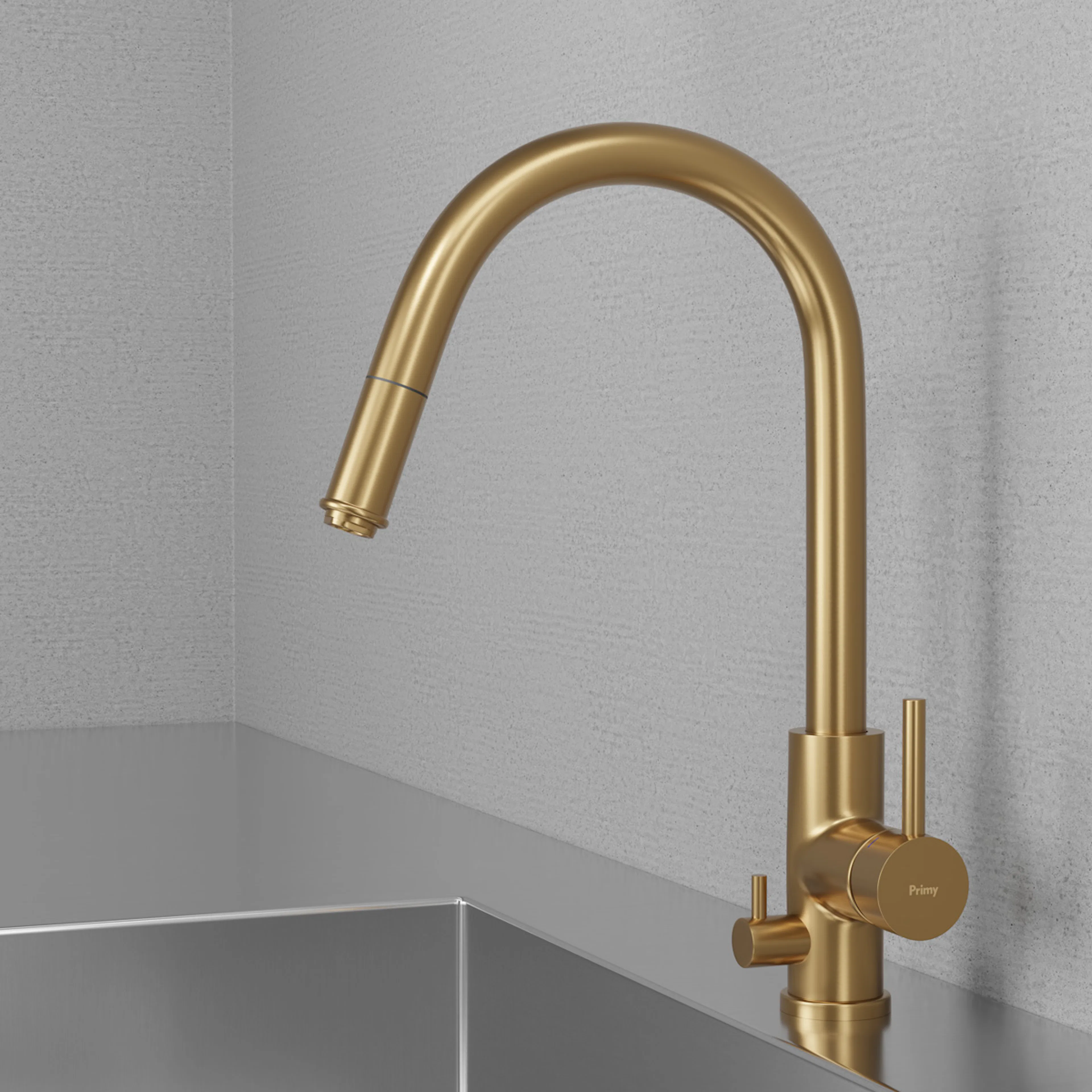 Köksblandare Scandtap Steel Access med Utdragbar Pip