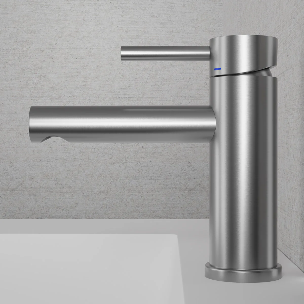 Tvättställsblandare Scandtap Steel Clear