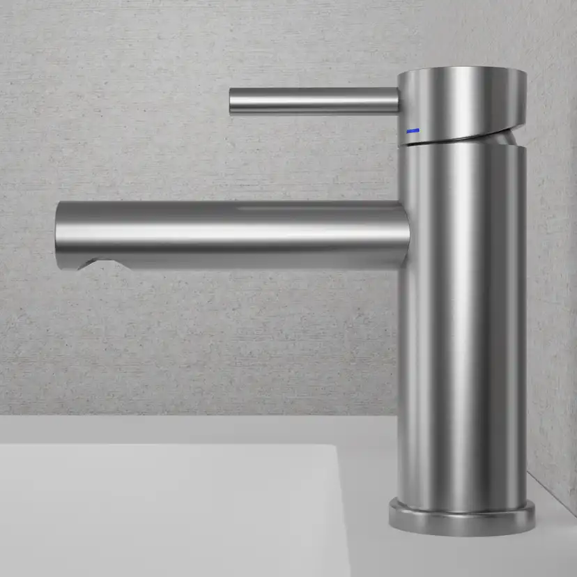 Tvättställsblandare Scandtap Steel Clear