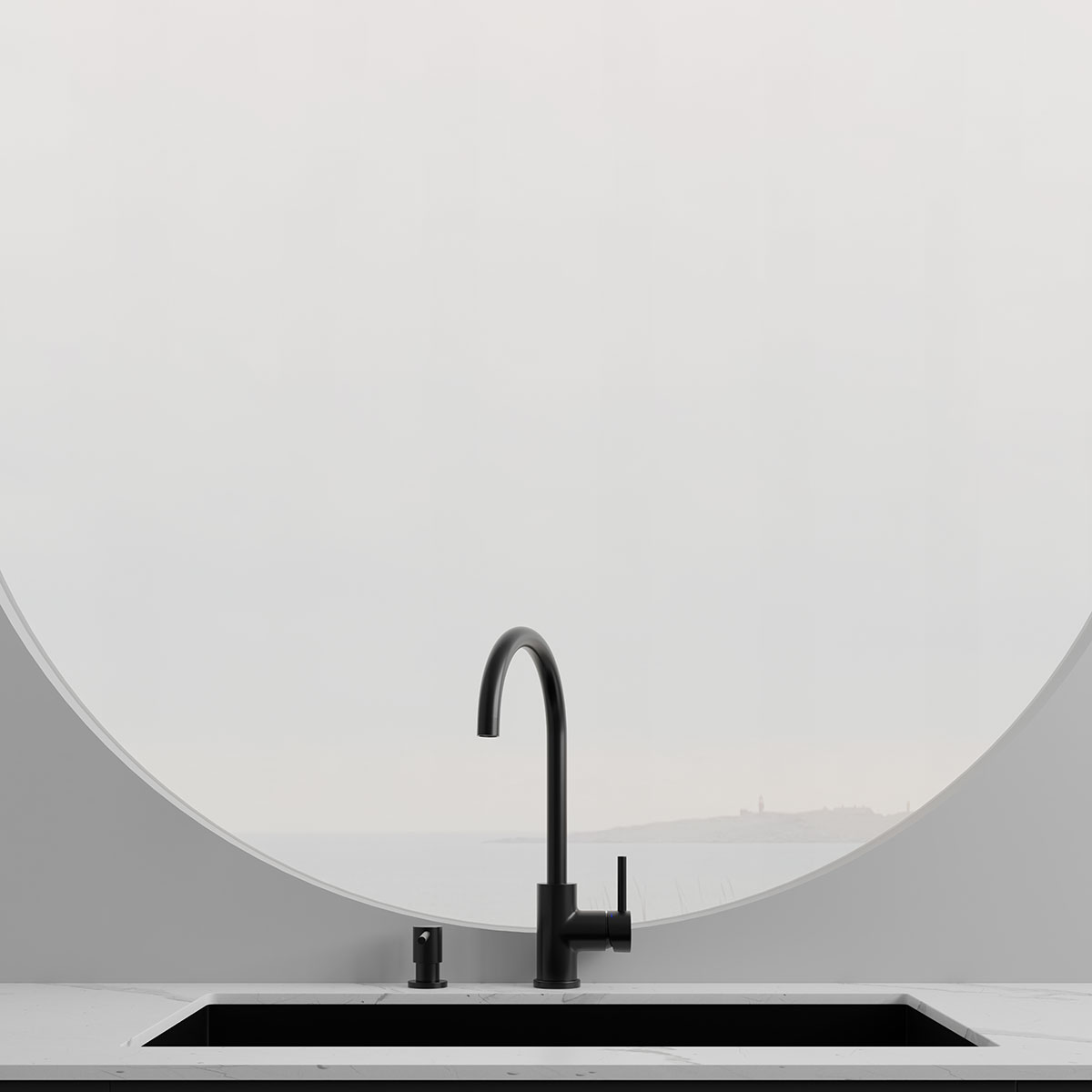 Köksblandare Scandtap Steel Curve Rostfritt Stål