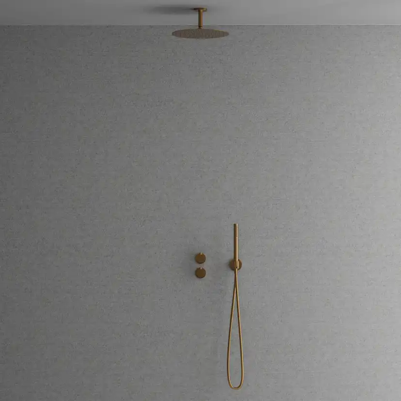 Takduschset Scandtap Steel Harmonized 2Y för Inbyggnad