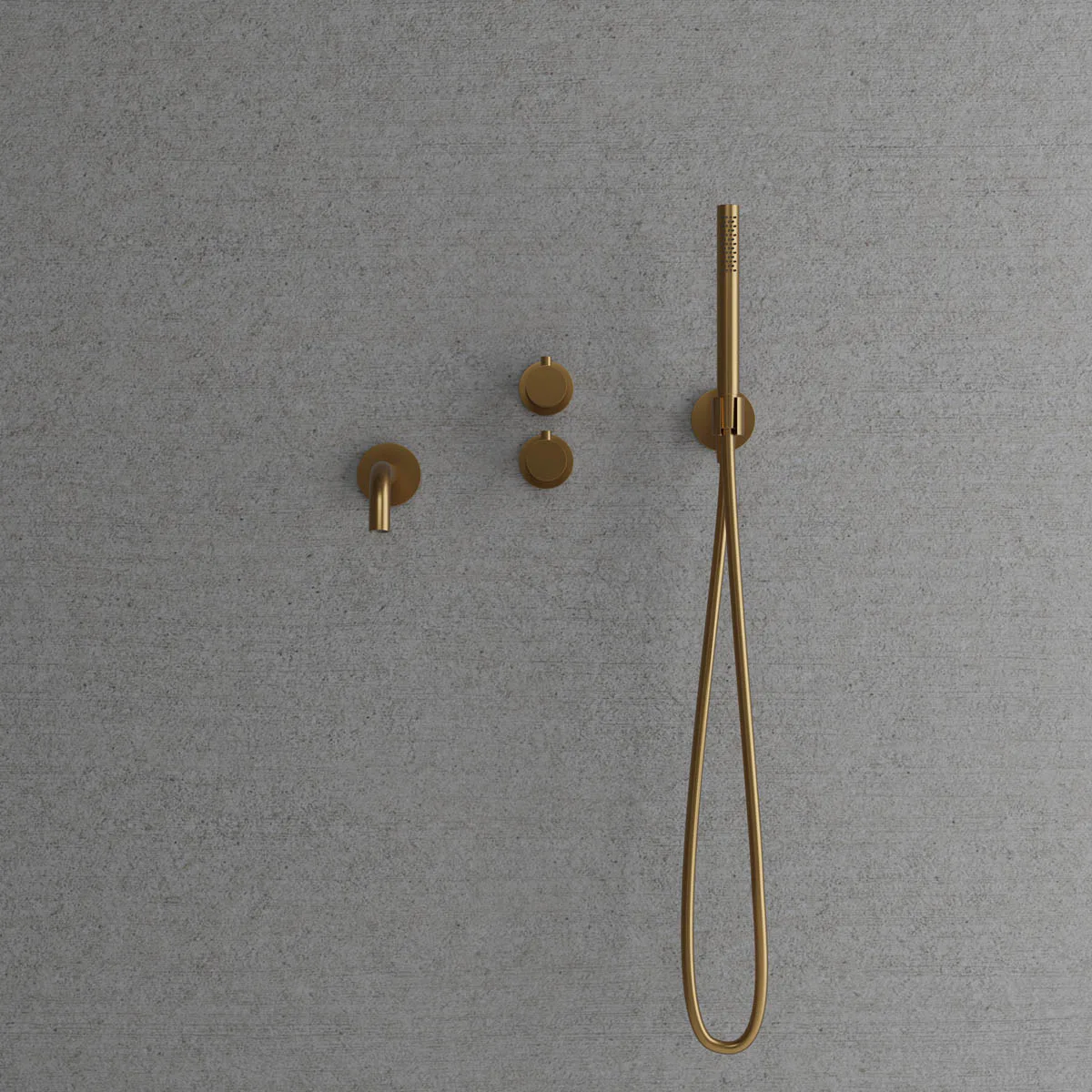 Badkarsblandare Scandtap Steel Harmonized 4 för Inbyggnad