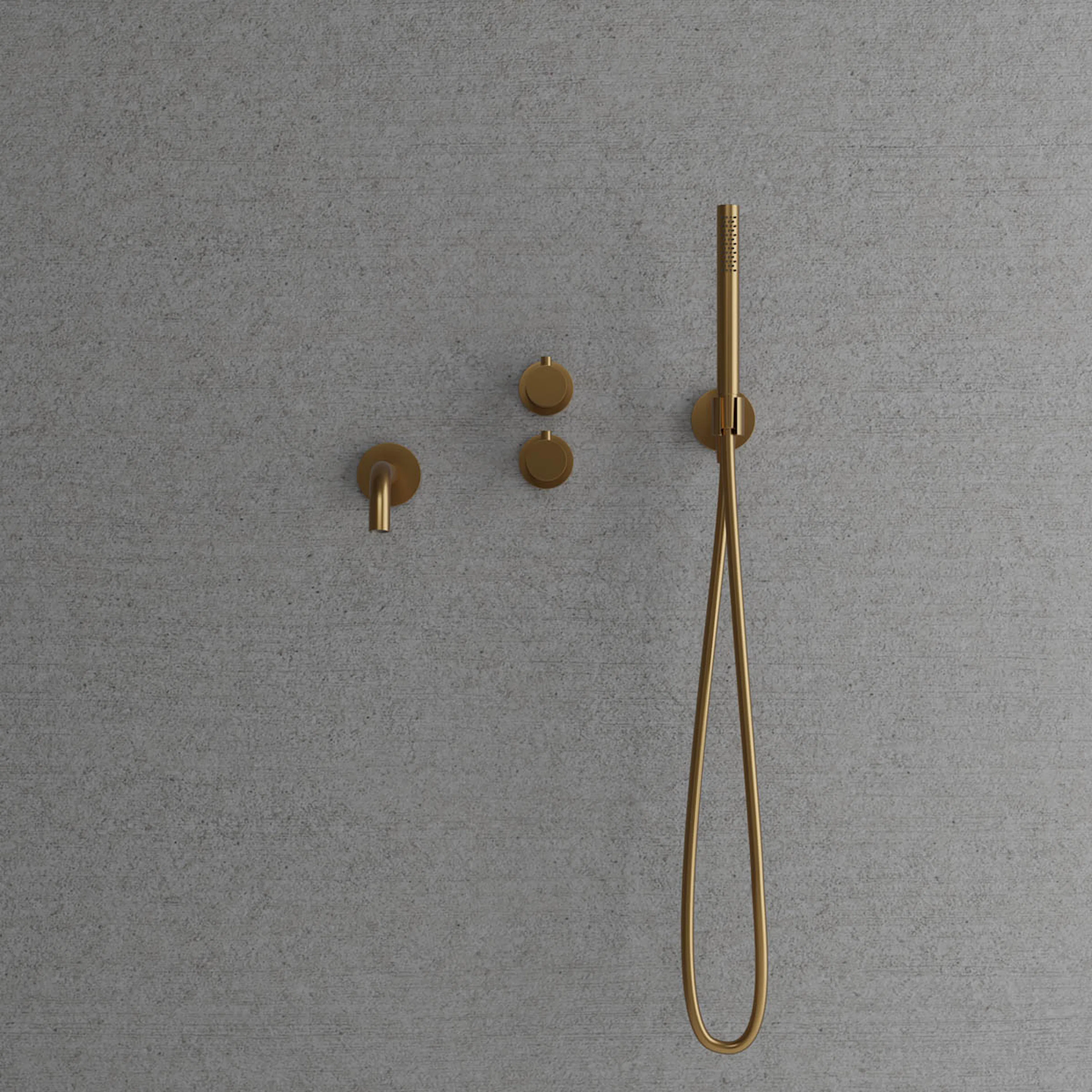 Badkarsblandare Scandtap Steel Harmonized 4 för Inbyggnad