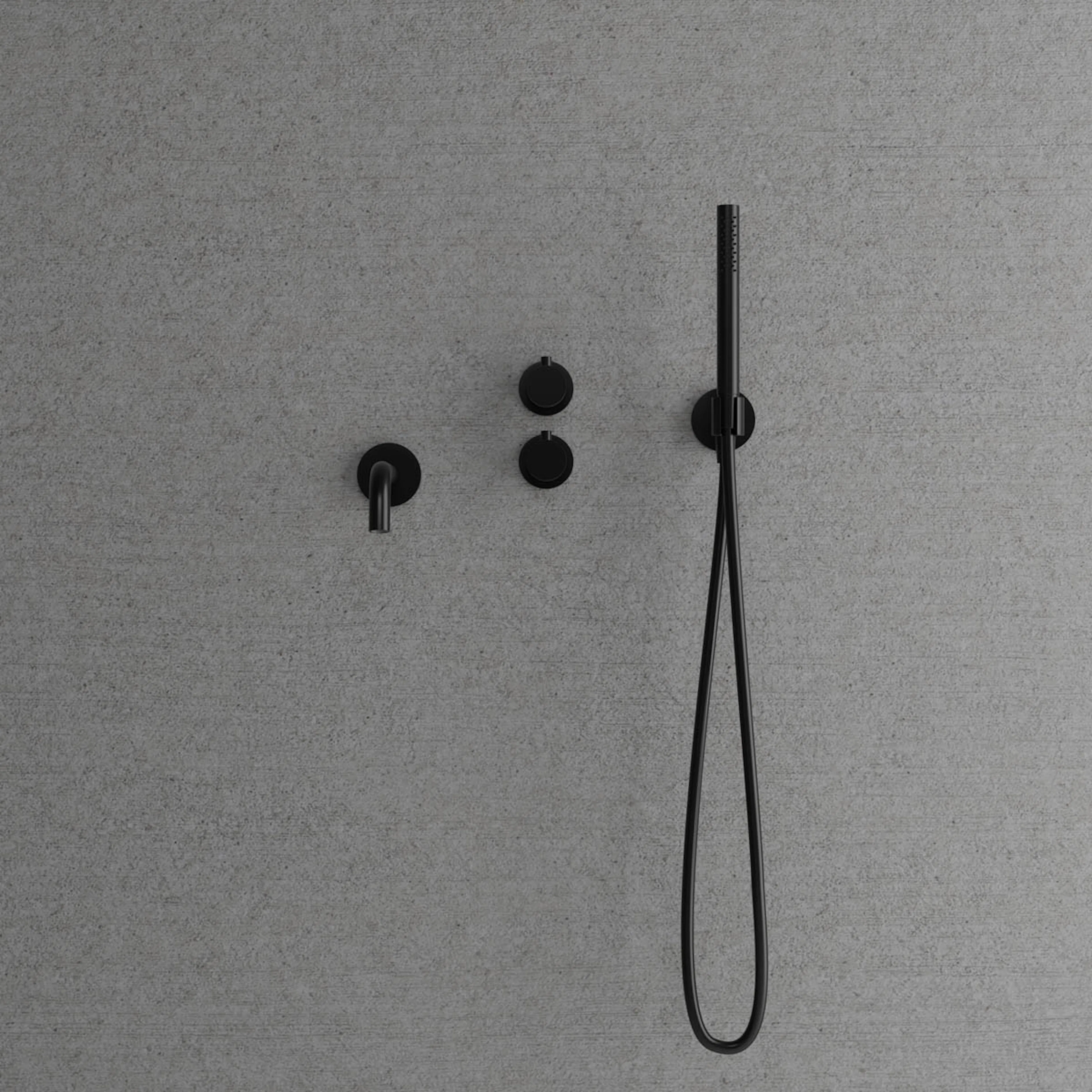 Badkarsblandare Scandtap Steel Harmonized 4 för Inbyggnad