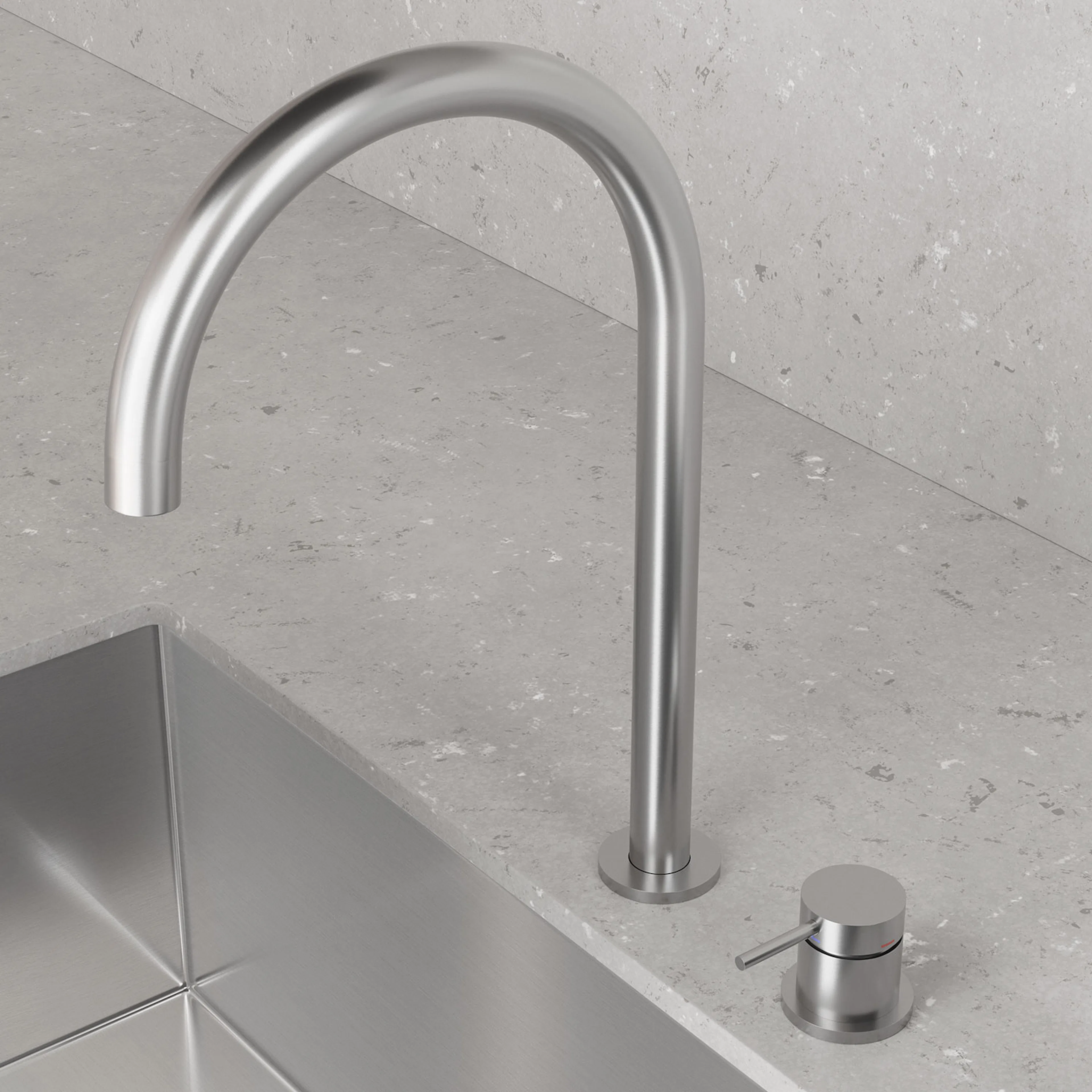Köksblandare Scandtap Steel Harmonized K2