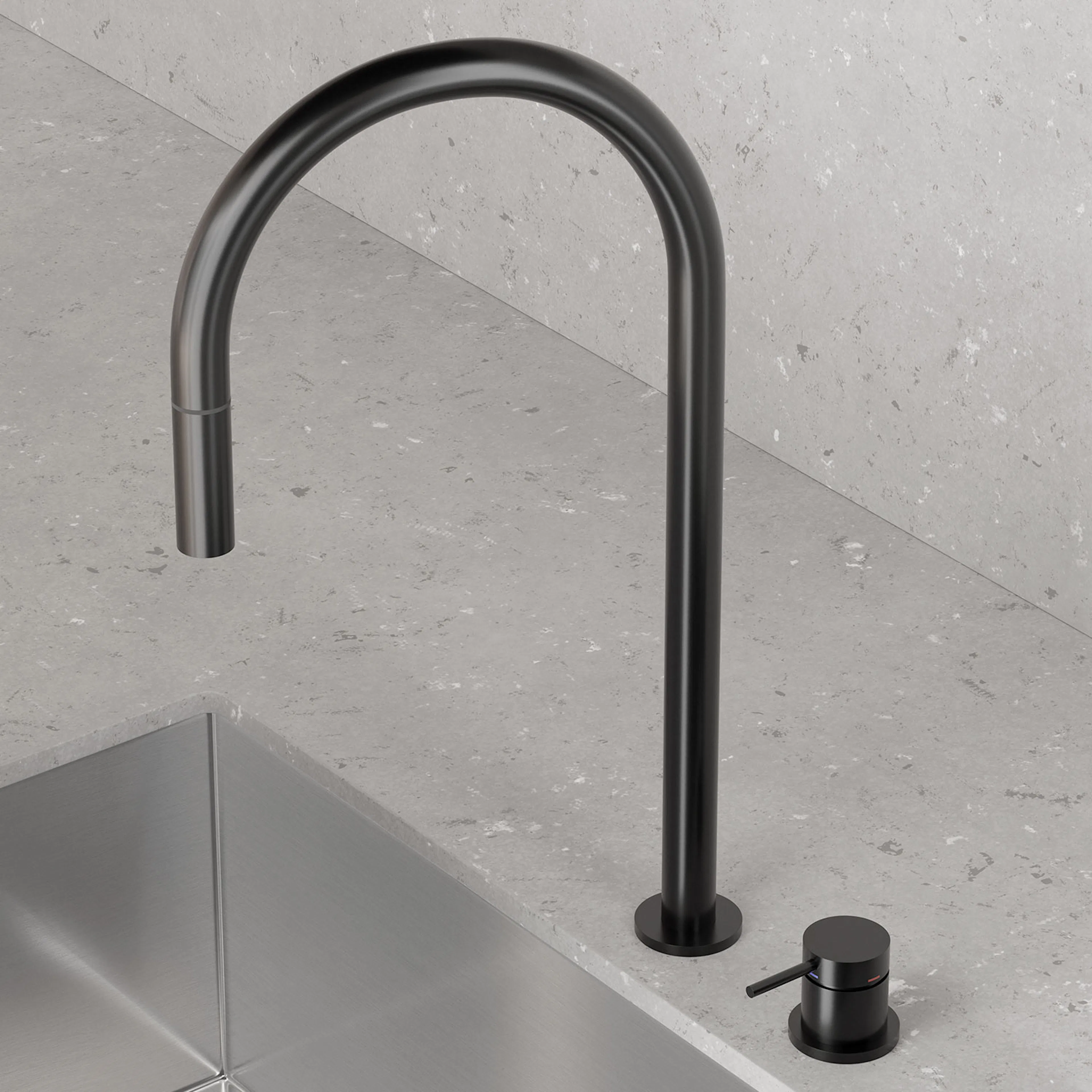 Köksblandare Scandtap Steel Harmonized K2P