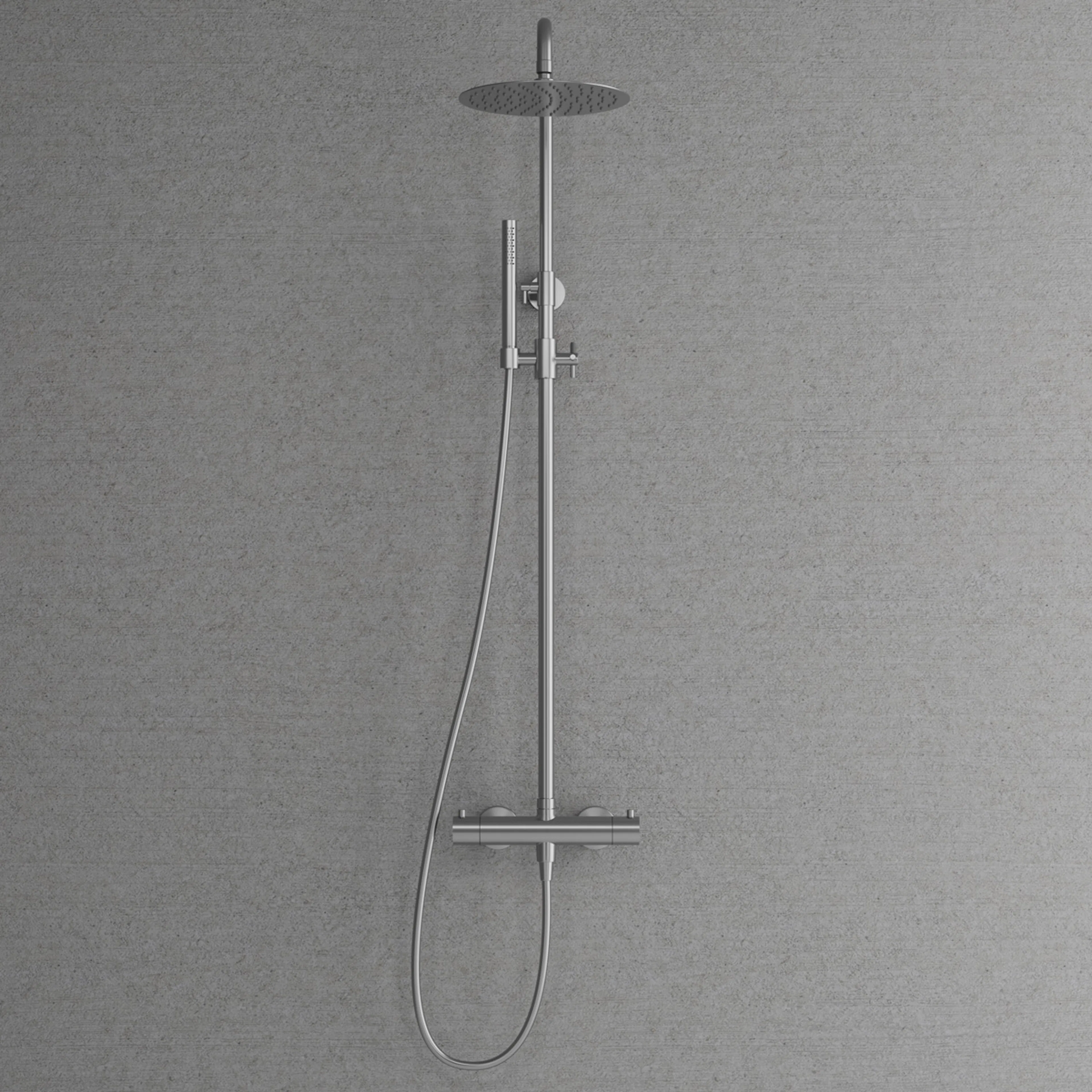 Takduschset Scandtap Steel Pleasure 2