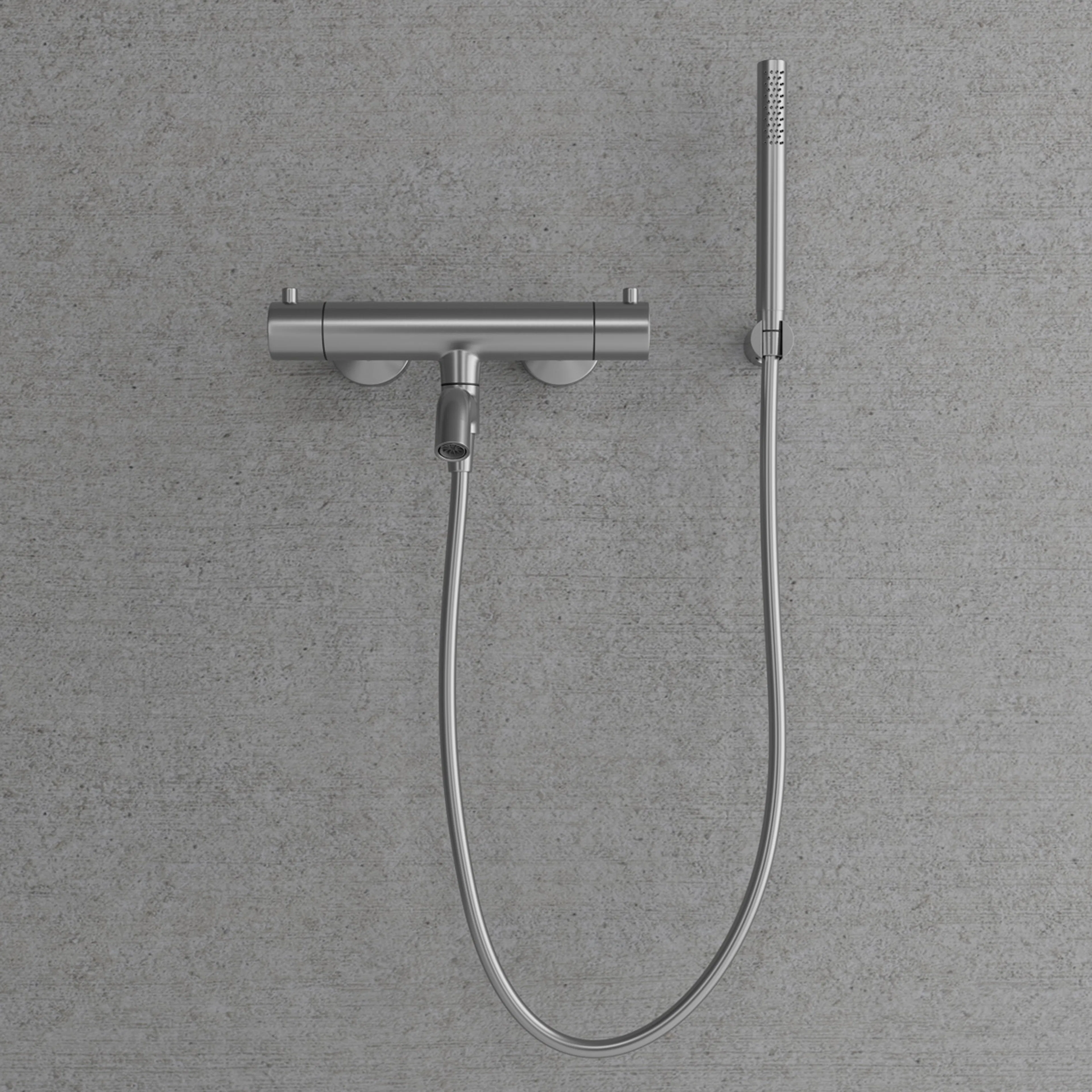 Badkarsblandare Scandtap Steel Pleasure 4 med Handdusch