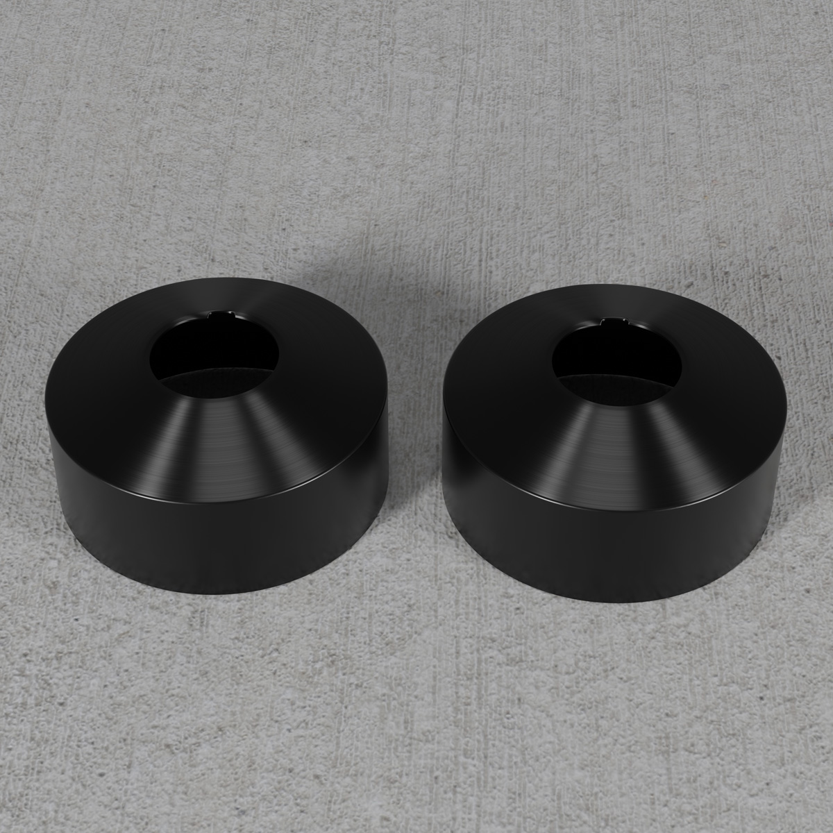 Täckbricka Scandtap Steel Pleasure Cover 33 mm á 2 st