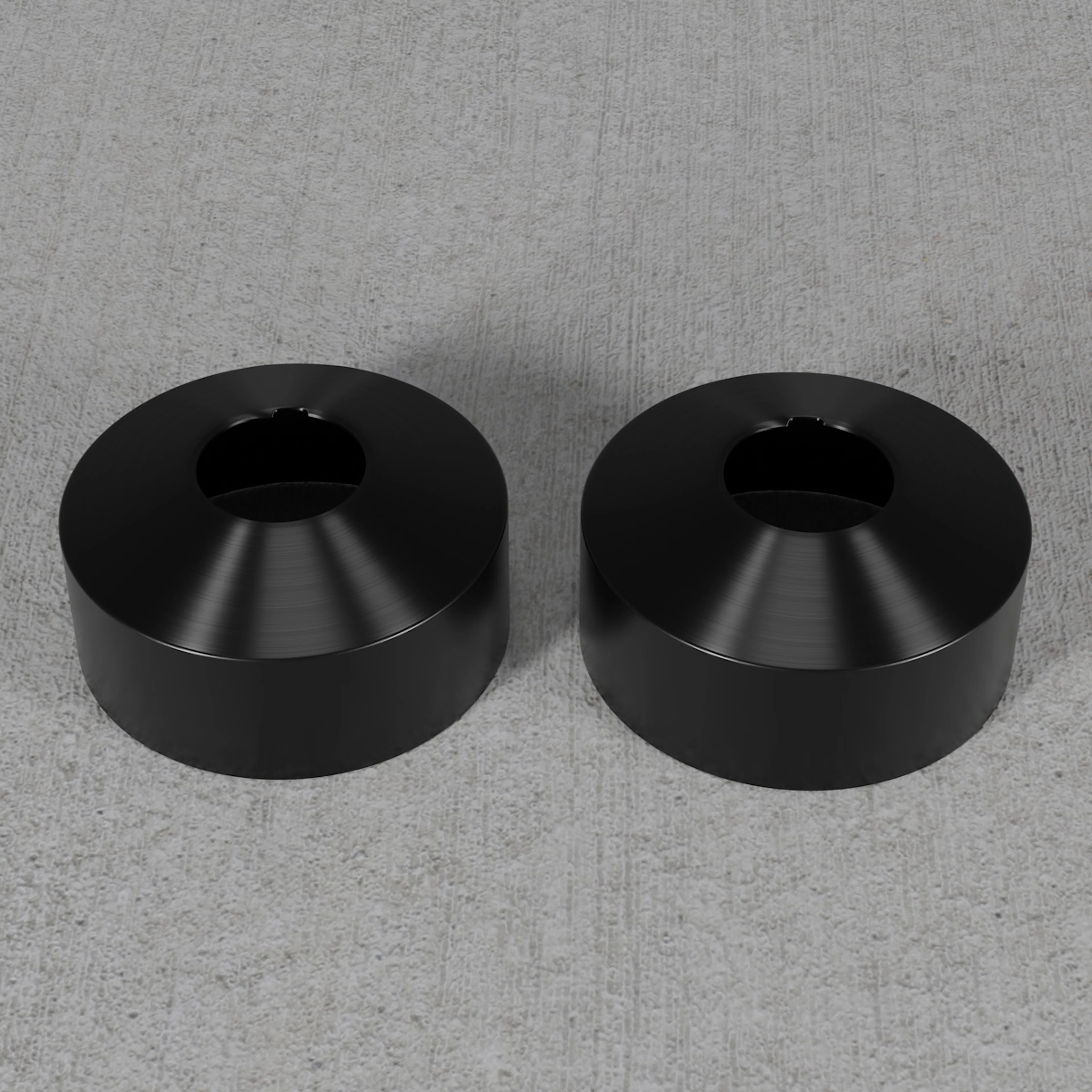 Täckbricka Scandtap Steel Pleasure Cover 33 mm á 2 st