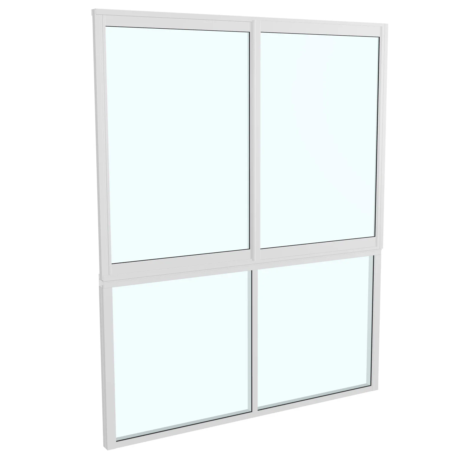 Skjutfönster med fast underdel Landskap Stadig Förlängd sommar 2-del