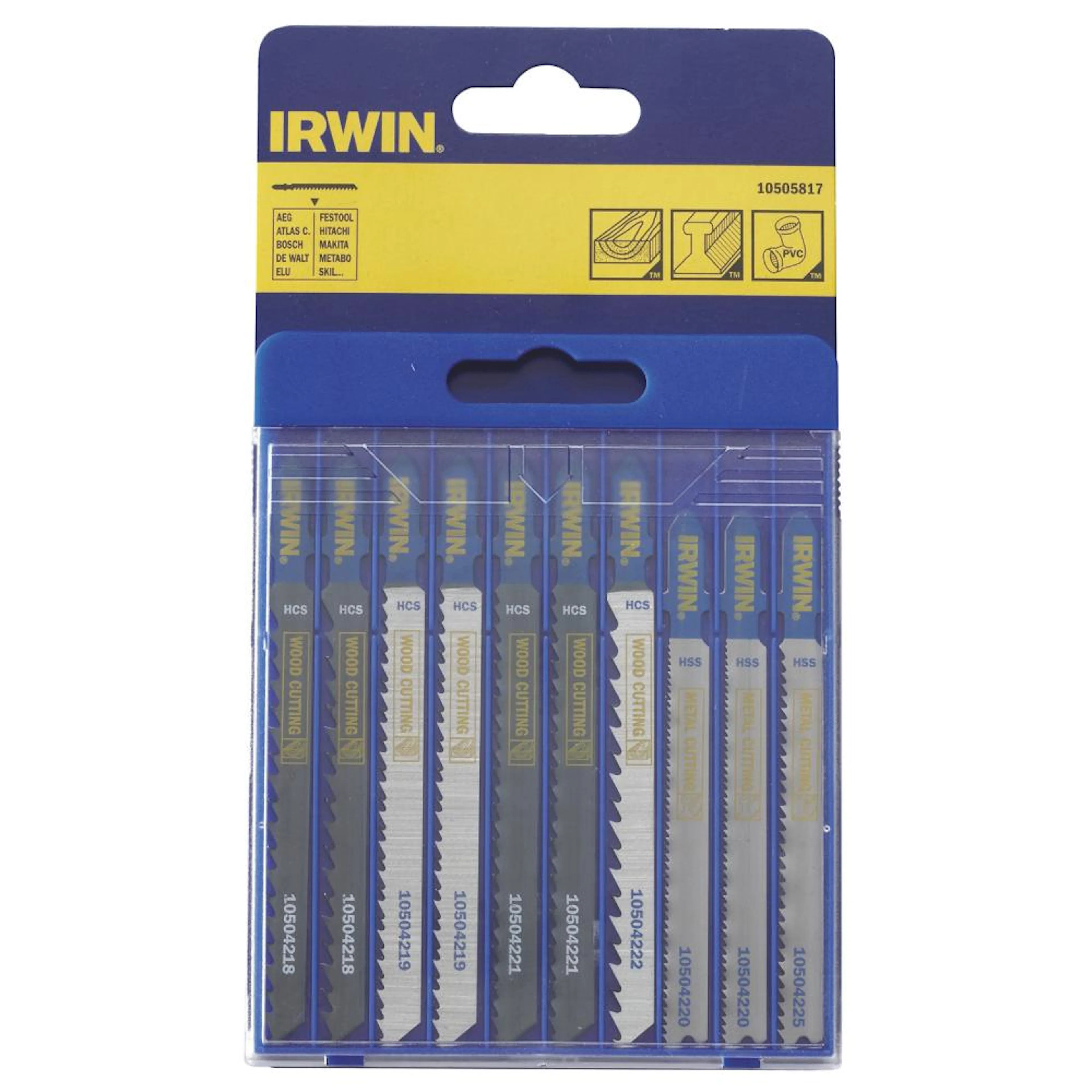 Sticksågblad Sort 10st Sb Irwin