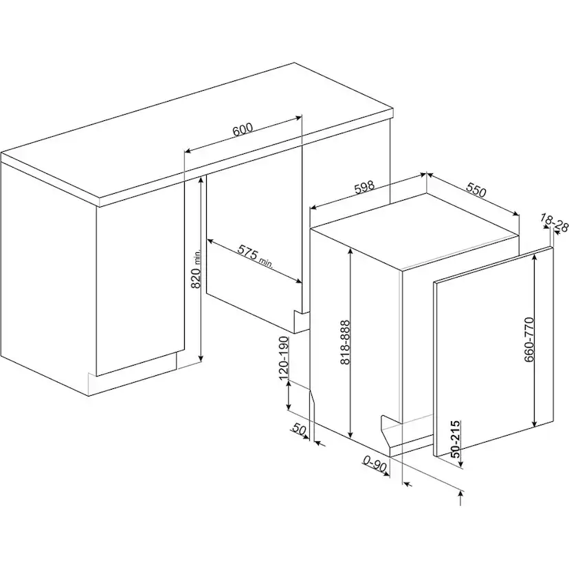 Diskmaskin Smeg STL253CL