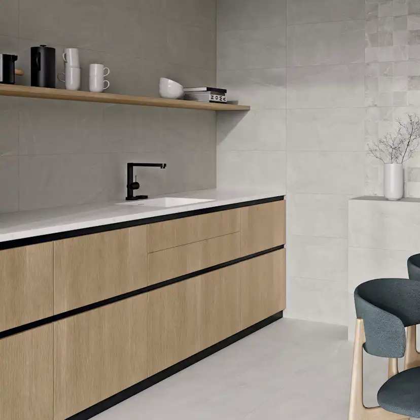 Klinker Tenfors Bellevue White Marmor Matt 60x60 cm