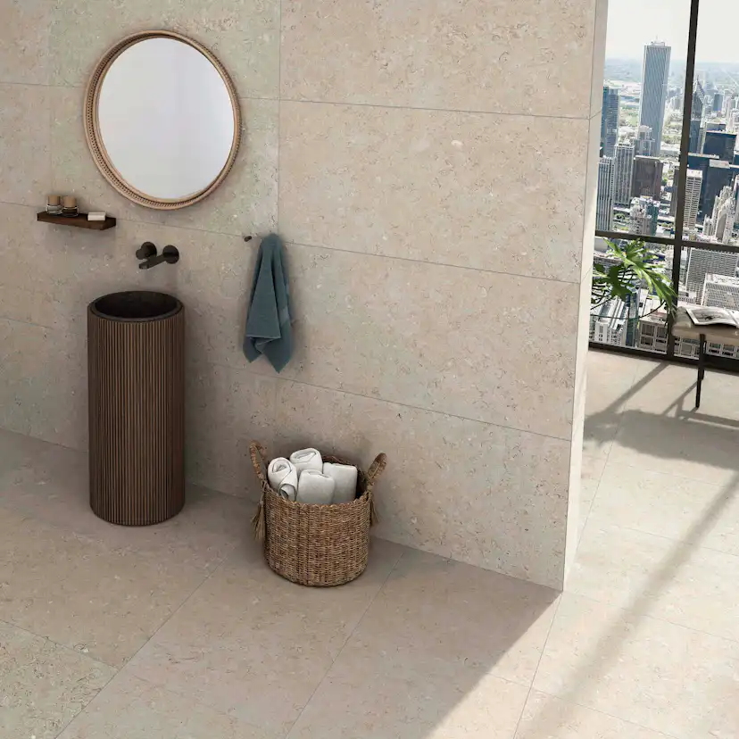 Klinker Tenfors Kalksten Norr Beige Matt 60x60 cm