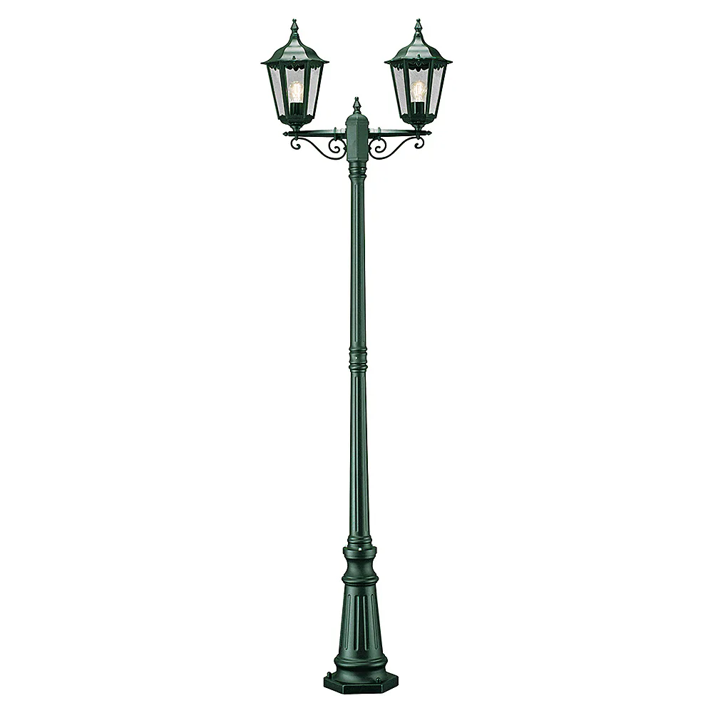 Stolplykta Gnosjö Konstsmide Firenze 2-arm E27 med Stolpe