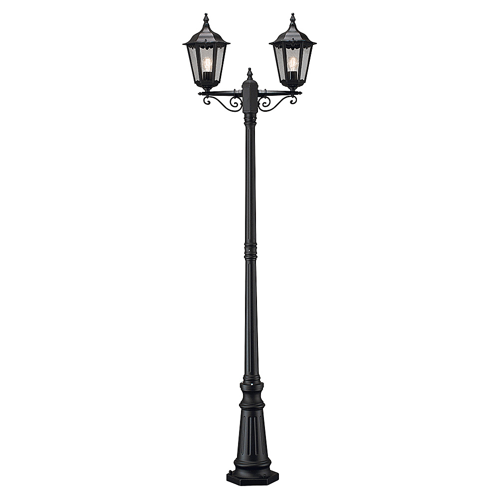 Stolplykta Gnosjö Konstsmide Firenze 2-arm E27 med Stolpe