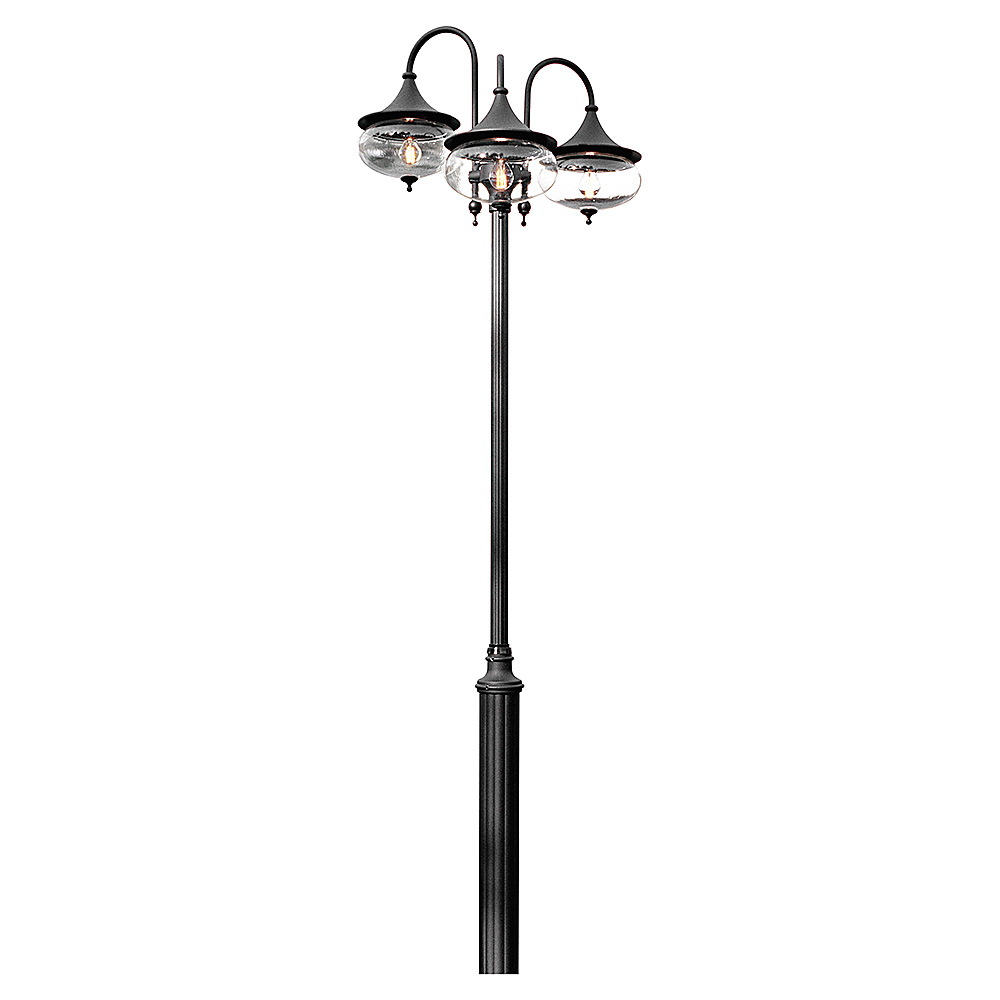 Stolplykta Gnosjö Konstsmide Libra 3-arm E27 utan Stolpe