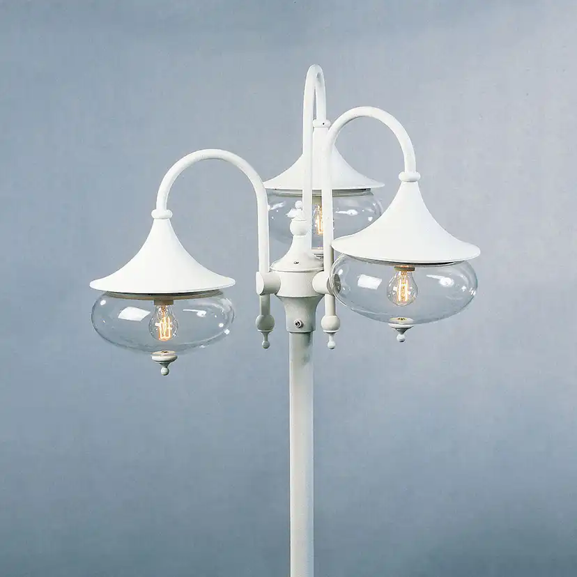 Stolplykta Gnosjö Konstsmide Libra 3-arm E27 utan Stolpe