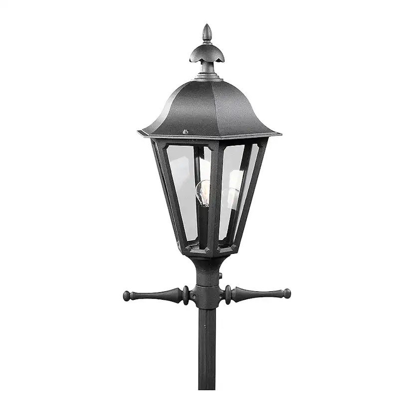 Stolplykta Gnosjö Konstsmide Pallas E27 utan Stolpe