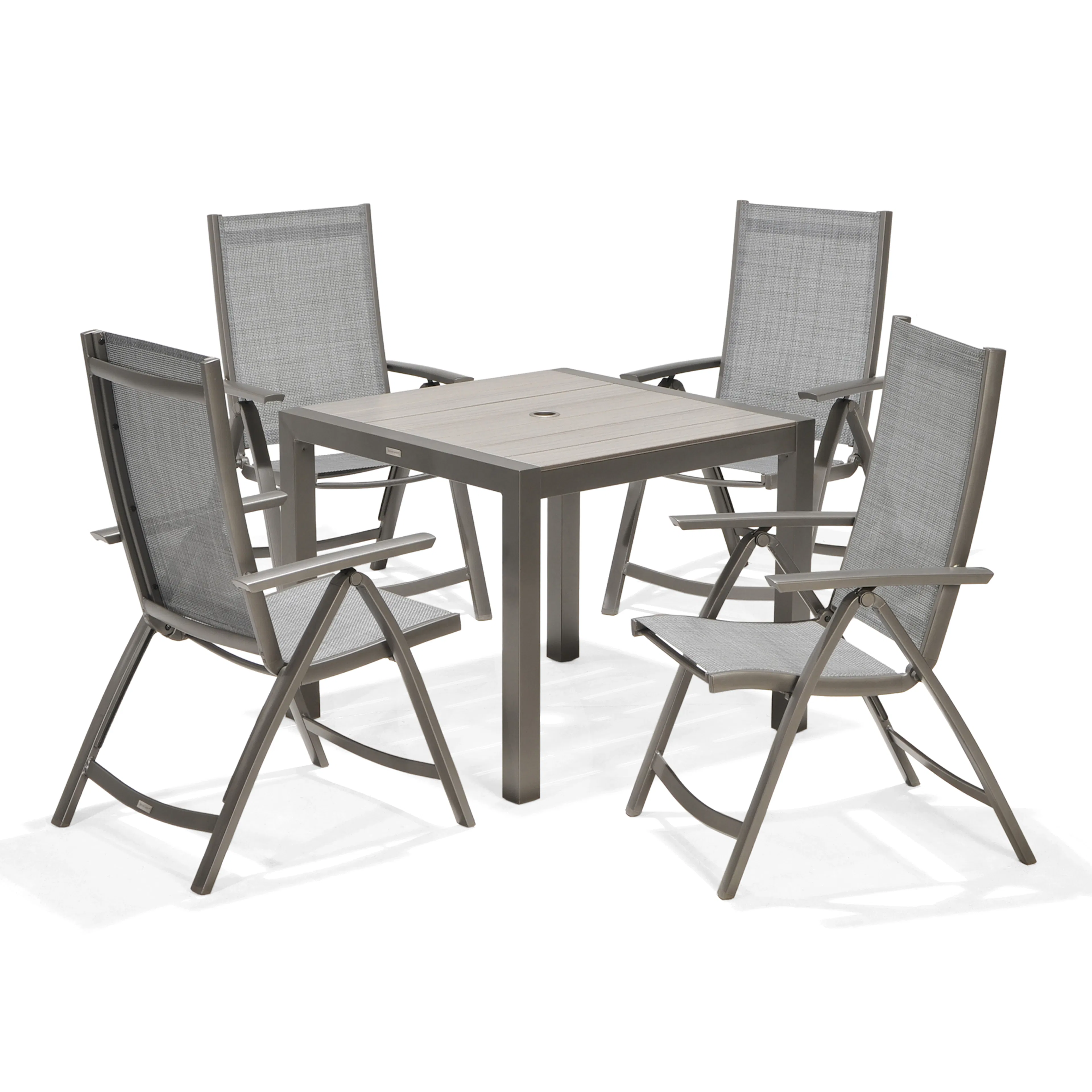 Matgrupp LifestyleGarden Solana med 4 Positionsstolar